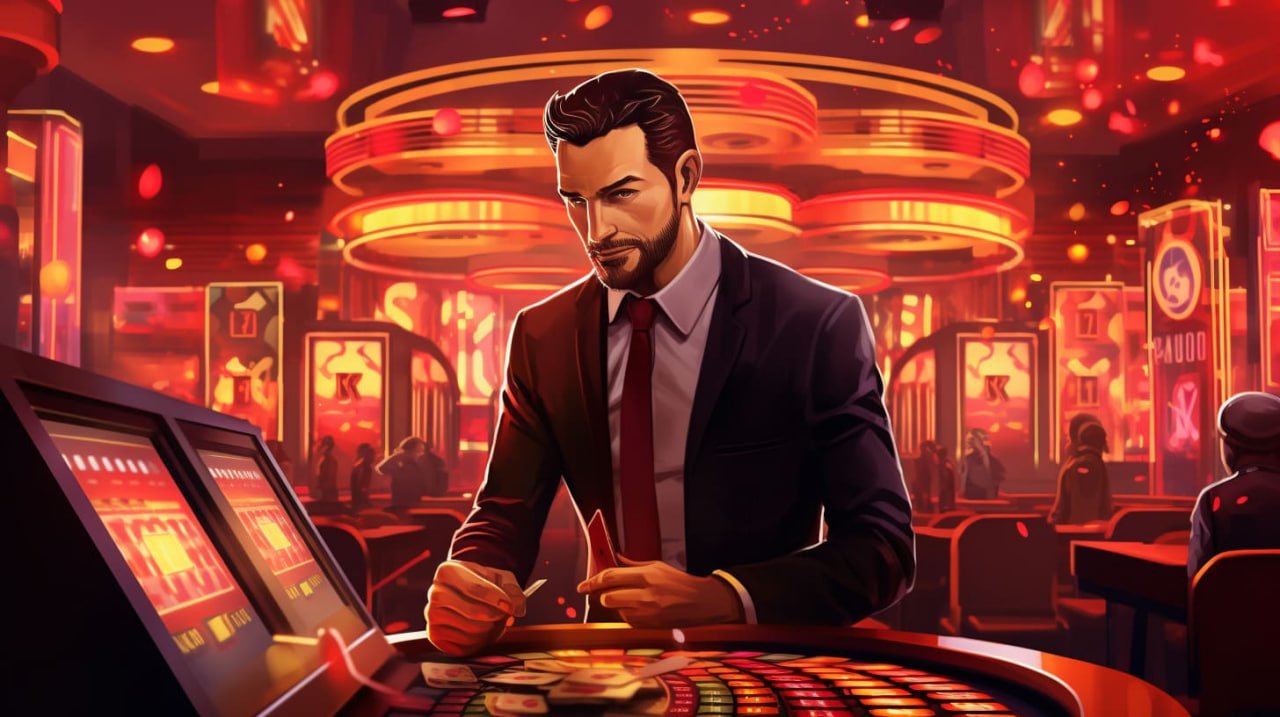 Tampilan permainan slot online berwarna neon di perangkat mobile badak99